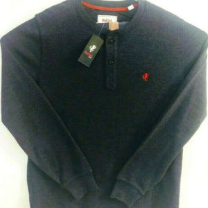 Stafford Prep New Mens Long Sleeve Blue Polo Shirt